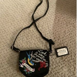 Don Ed Hardy Limited Edition Small Crossbody Bag!